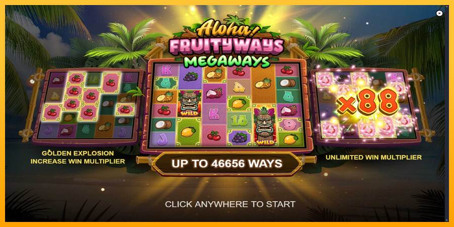 Aloha! Fruityways máquina de juego por dinero, imagen 1