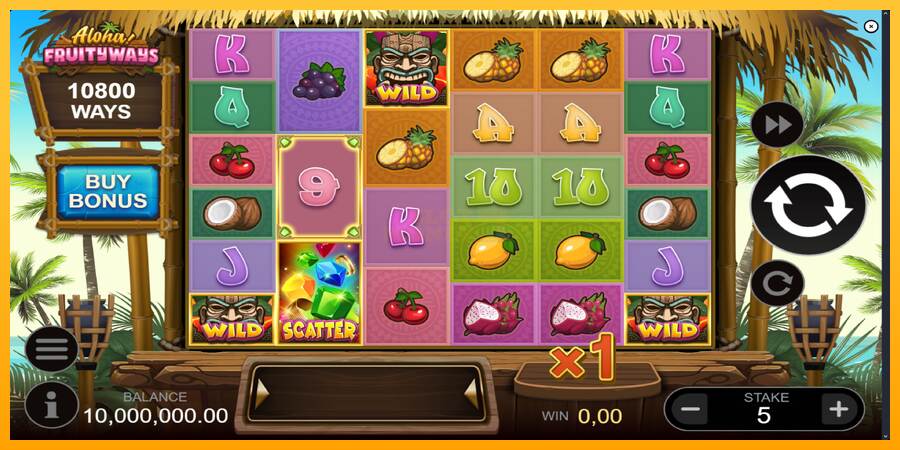 Aloha! Fruityways máquina de juego por dinero, imagen 2