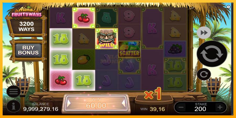 Aloha! Fruityways máquina de juego por dinero, imagen 4