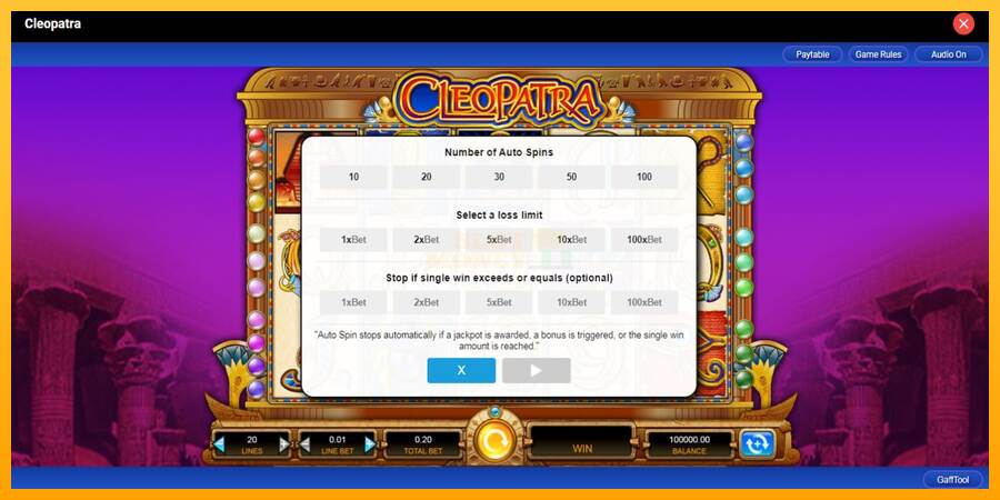 Cleopatra máquina de juego por dinero, imagen 2