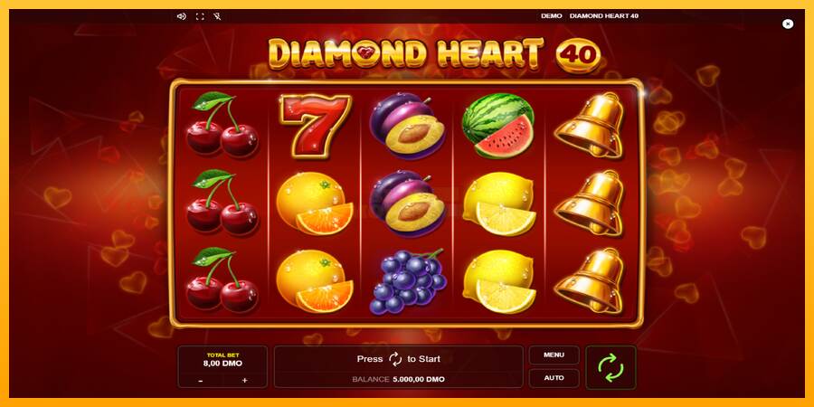 Diamond Heart 40 máquina de juego por dinero, imagen 1