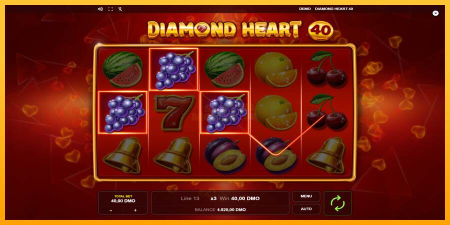 Diamond Heart 40 máquina de juego por dinero, imagen 2