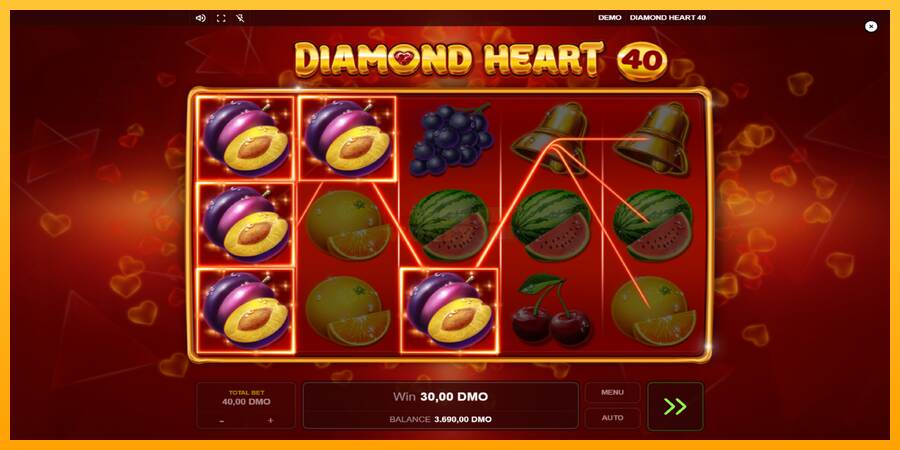 Diamond Heart 40 máquina de juego por dinero, imagen 3