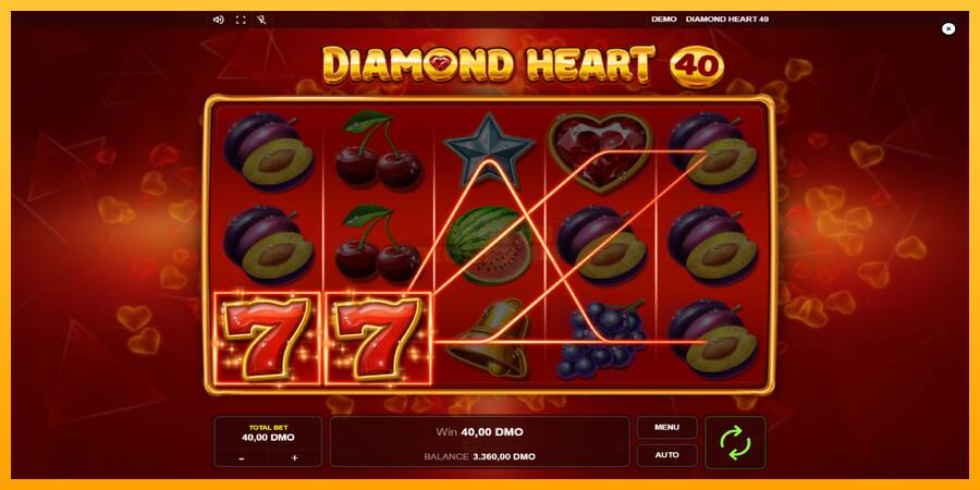 Diamond Heart 40 máquina de juego por dinero, imagen 4