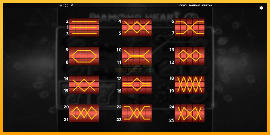 Diamond Heart 40 máquina de juego por dinero, imagen 6