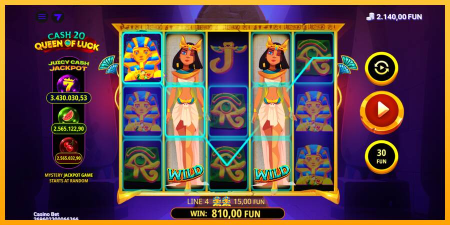 Cash 20 Queen of Luck máquina de juego por dinero, imagen 4