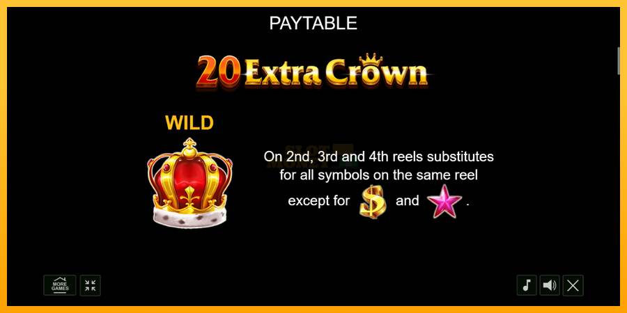 20 Extra Crown máquina de juego por dinero, imagen 5