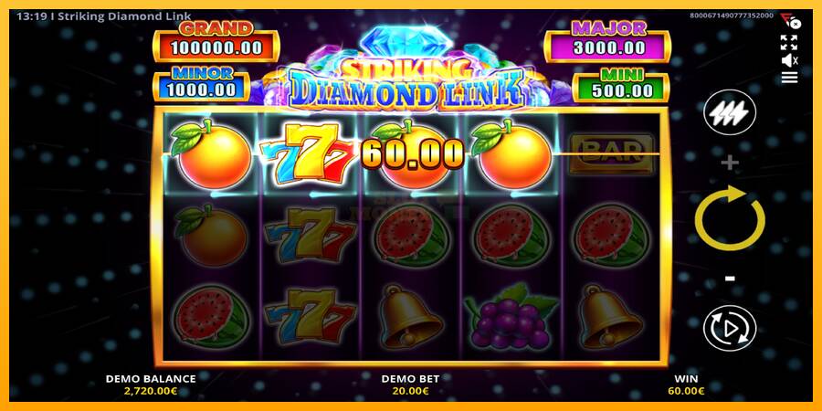 Striking Diamond Link máquina de juego por dinero, imagen 3