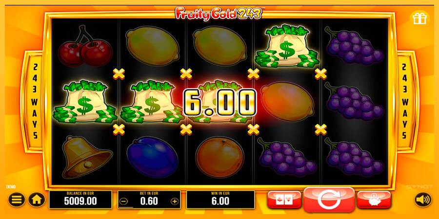 Fruity Gold 243 máquina de juego por dinero, imagen 4