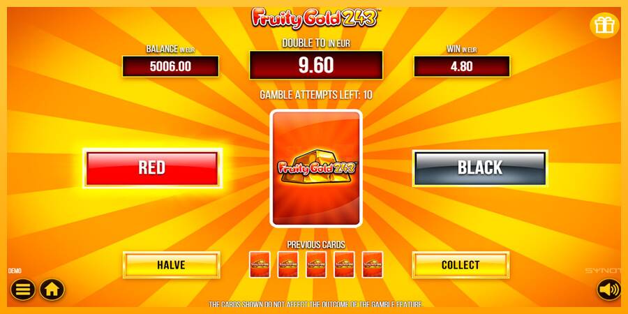 Fruity Gold 243 máquina de juego por dinero, imagen 6