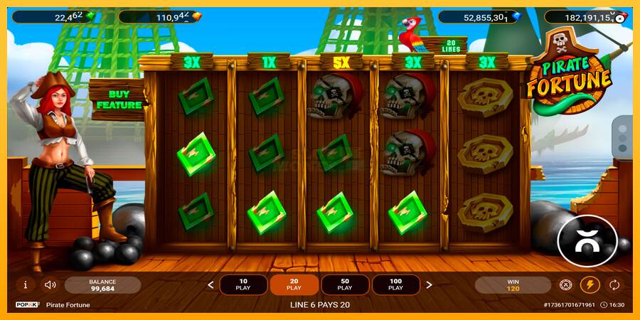 Pirate Fortune máquina de juego por dinero, imagen 2