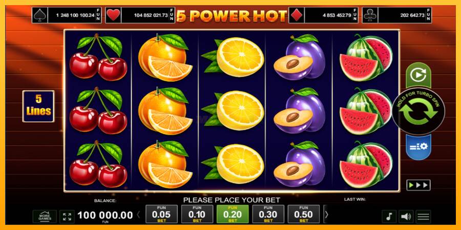 5 Power Hot máquina de juego por dinero, imagen 6