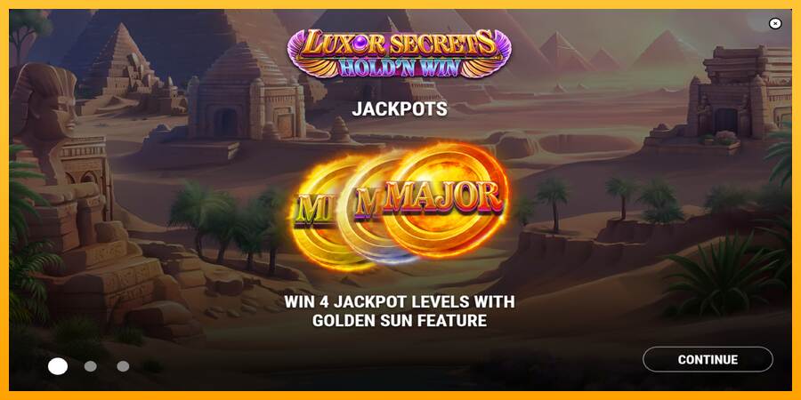 Luxor Secrets Holdn Win máquina de juego por dinero, imagen 1