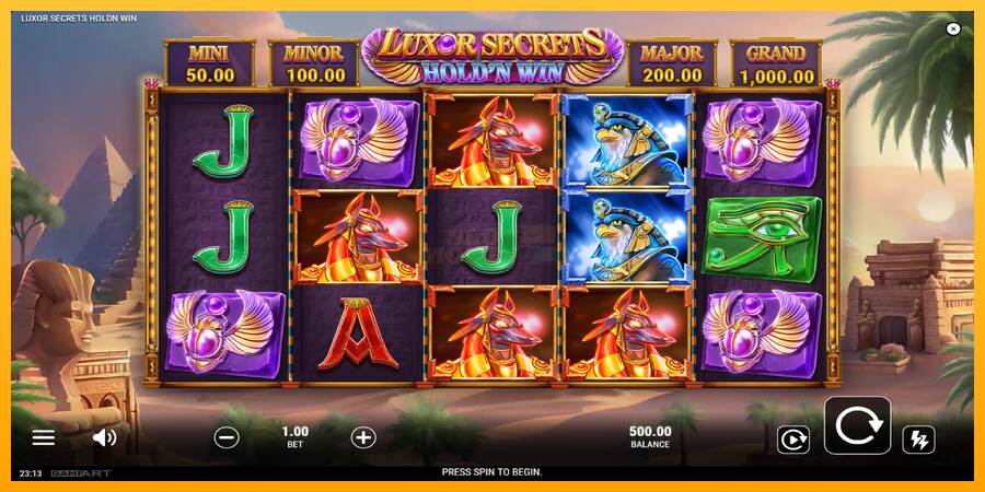 Luxor Secrets Holdn Win máquina de juego por dinero, imagen 2