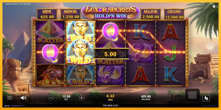 Luxor Secrets Holdn Win máquina de juego por dinero, imagen 3