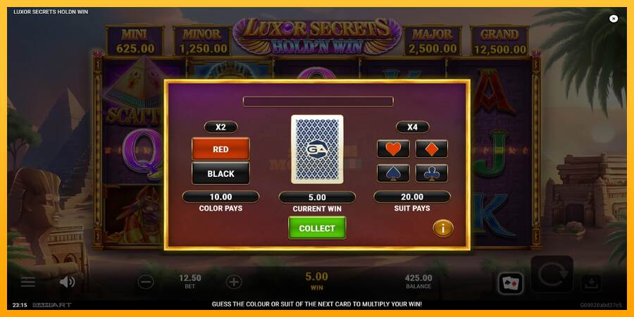 Luxor Secrets Holdn Win máquina de juego por dinero, imagen 4