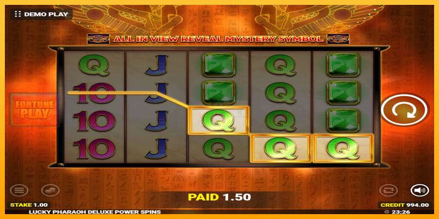 Lucky Pharaoh Deluxe Fortune Play máquina de juego por dinero, imagen 3