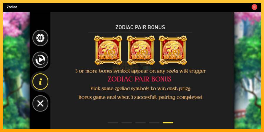 Zodiac máquina de juego por dinero, imagen 7