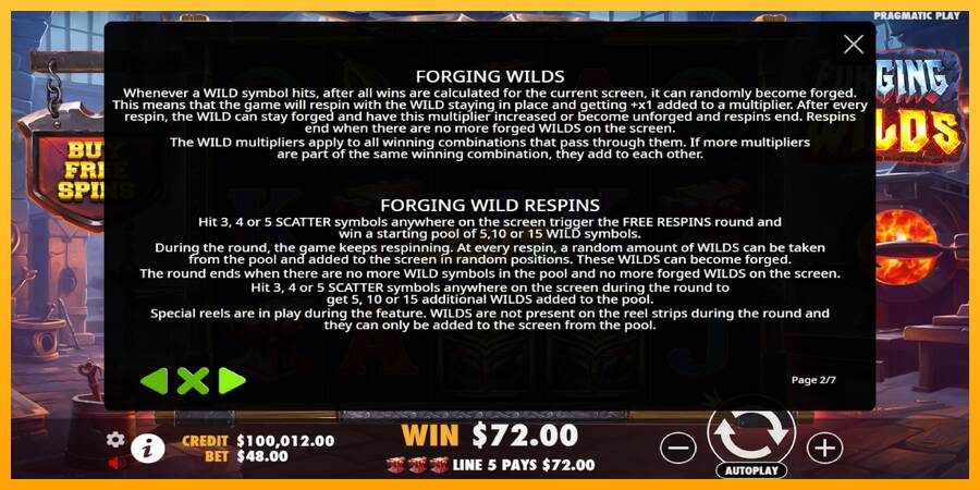 Forging Wilds máquina de juego por dinero, imagen 6