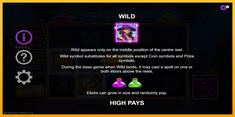 Wild Wild Wynmor máquina de juego por dinero, imagen 5