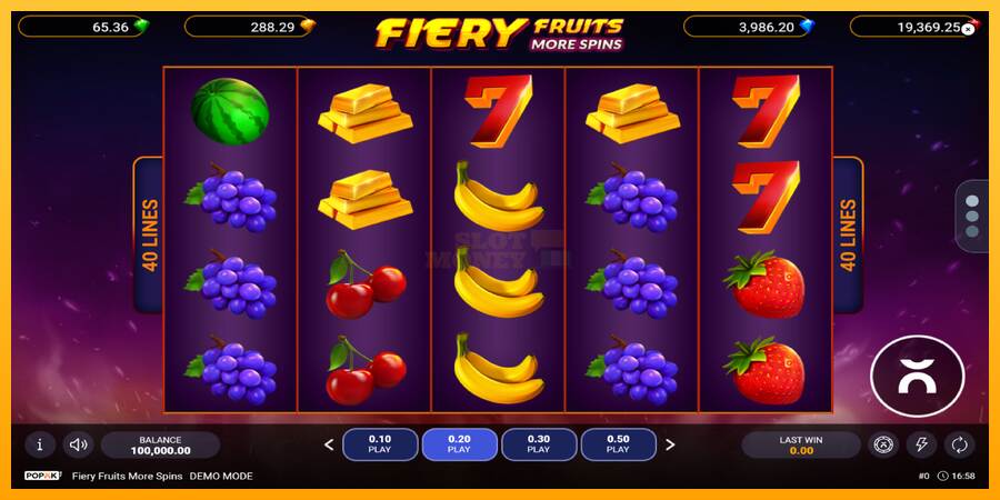 Fiery Fruits More Spins máquina de juego por dinero, imagen 1