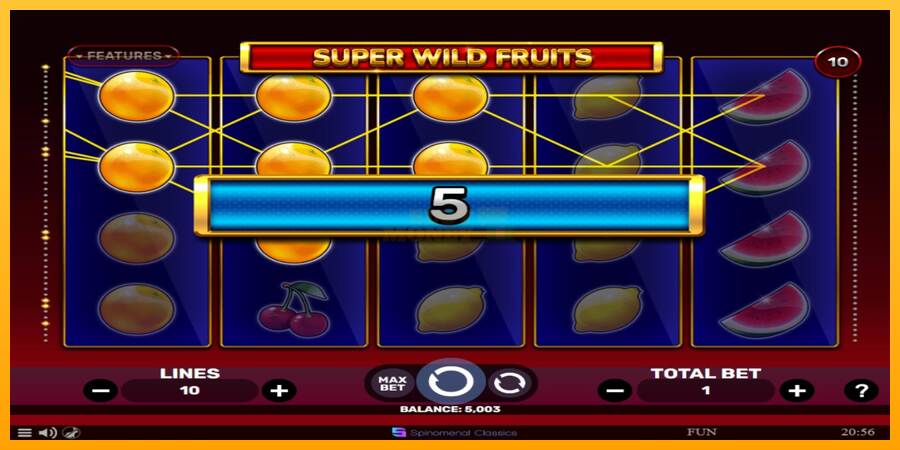 Super Wild Fruits máquina de juego por dinero, imagen 2