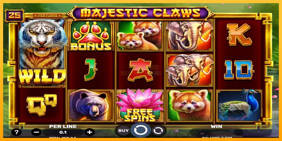 Majestic Claws máquina de juego por dinero, imagen 1