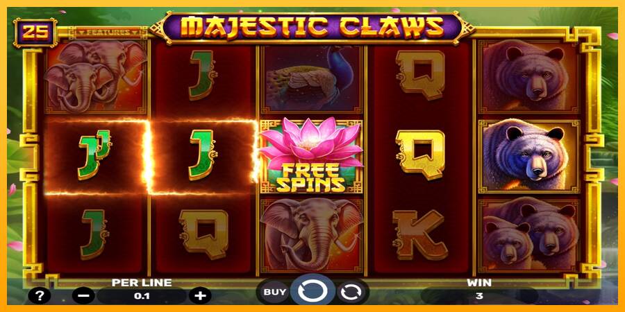 Majestic Claws máquina de juego por dinero, imagen 2