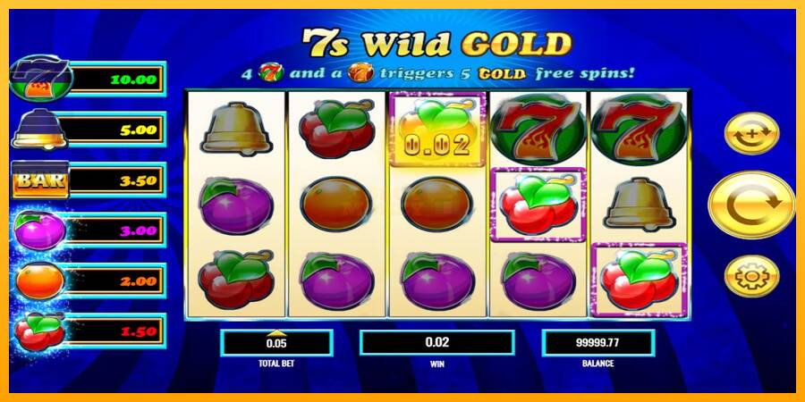 7s Wild Gold máquina de juego por dinero, imagen 3