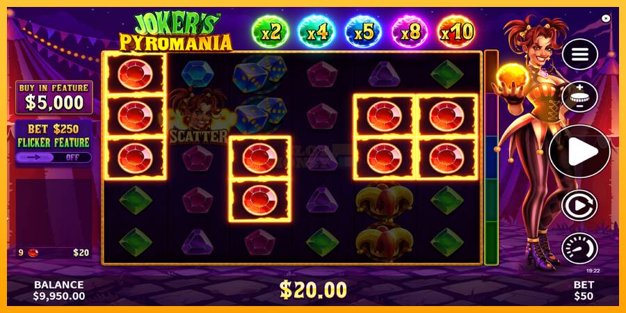 Jokers Pyromania máquina de juego por dinero, imagen 3