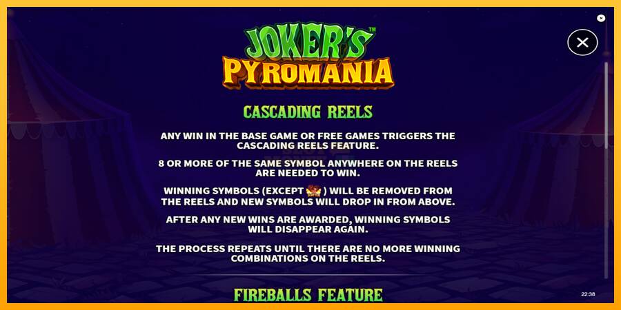 Jokers Pyromania máquina de juego por dinero, imagen 5