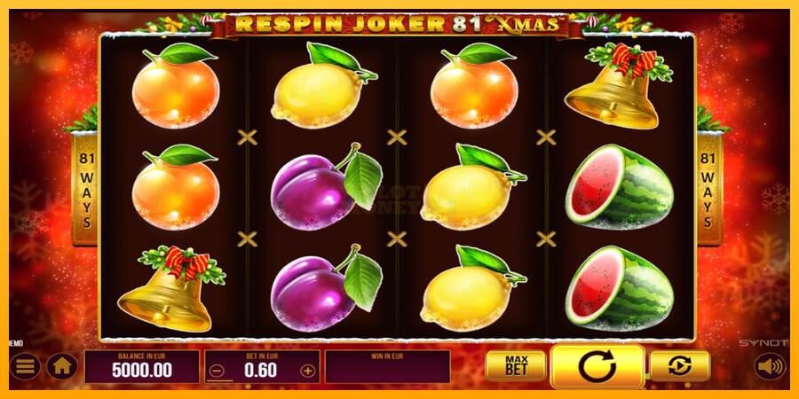 Respin Joker 81 Xmas máquina de juego por dinero, imagen 1