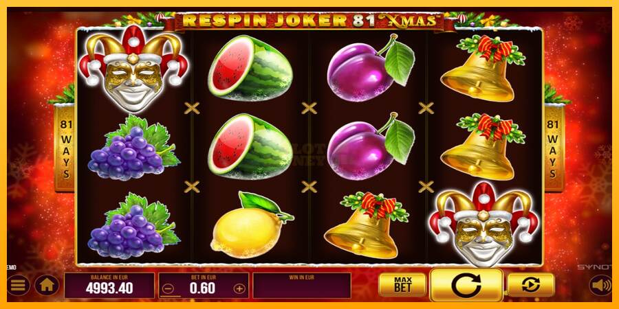 Respin Joker 81 Xmas máquina de juego por dinero, imagen 3