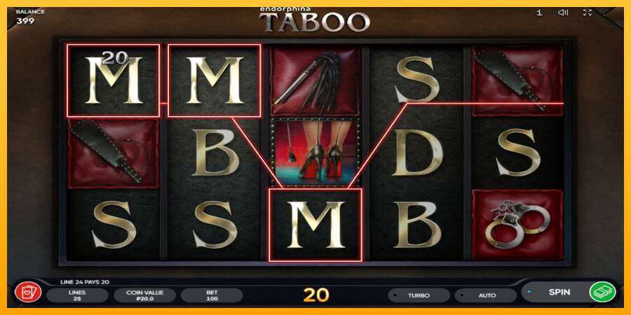 Taboo máquina de juego por dinero, imagen 3