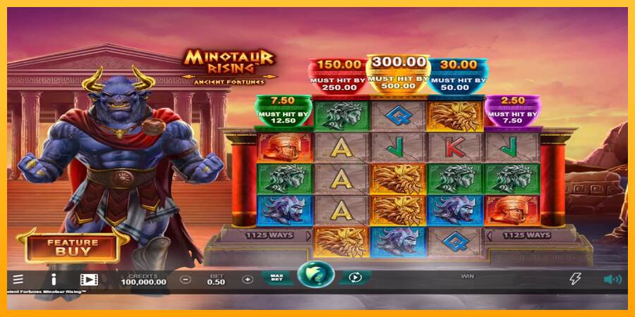 Ancient Fortunes Minotaur Rising máquina de juego por dinero, imagen 1