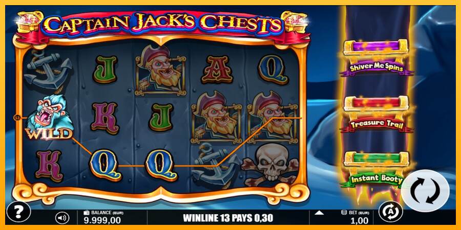 Captain Jacks Chests máquina de juego por dinero, imagen 3