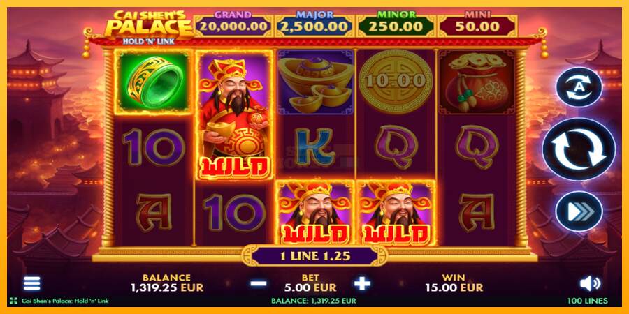 Cai Shens Palace Hold N Link máquina de juego por dinero, imagen 1