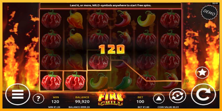 Fire Chili máquina de juego por dinero, imagen 4