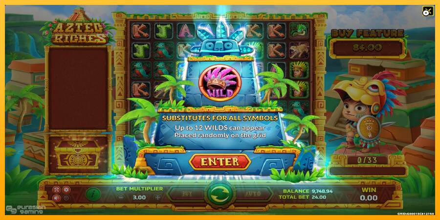 Aztec Riches máquina de juego por dinero, imagen 4