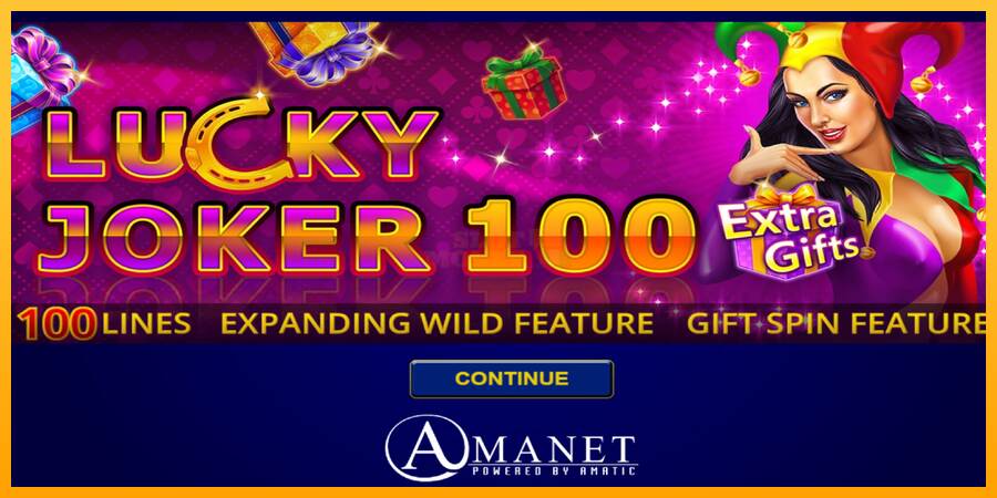 Lucky Joker 100 Extra Gifts máquina de juego por dinero, imagen 1