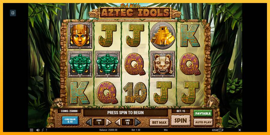 Aztec Idols máquina de juego por dinero, imagen 2