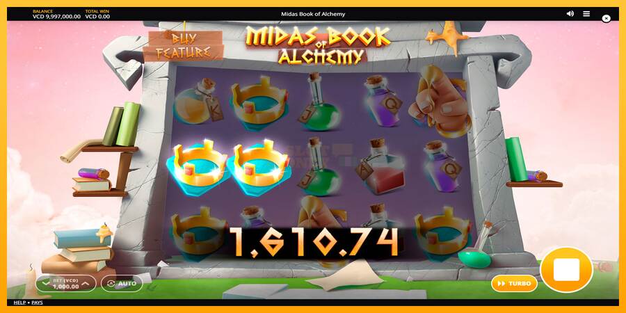 Midas Book of Alchemy máquina de juego por dinero, imagen 2