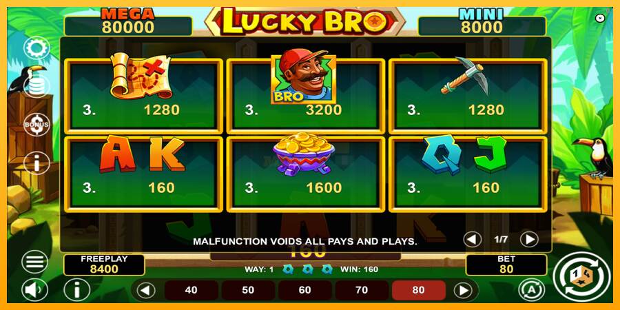 Lucky Bro Hold & Win máquina de juego por dinero, imagen 5