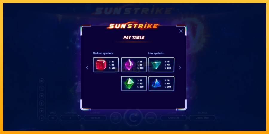 Sun Strike máquina de juego por dinero, imagen 6