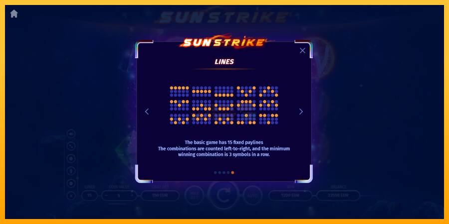 Sun Strike máquina de juego por dinero, imagen 7