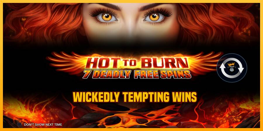 Hot to Burn - 7 Deadly Free Spins máquina de juego por dinero, imagen 1