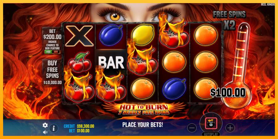 Hot to Burn - 7 Deadly Free Spins máquina de juego por dinero, imagen 4