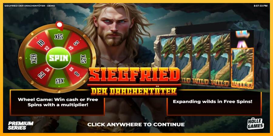 Siegfried der Drachentoter máquina de juego por dinero, imagen 1