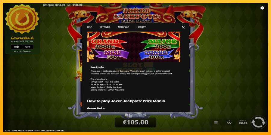 Joker Jackpots: Prize Mania máquina de juego por dinero, imagen 7