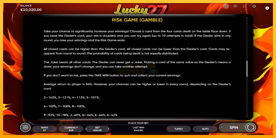 Lucky Streak 27 máquina de juego por dinero, imagen 6